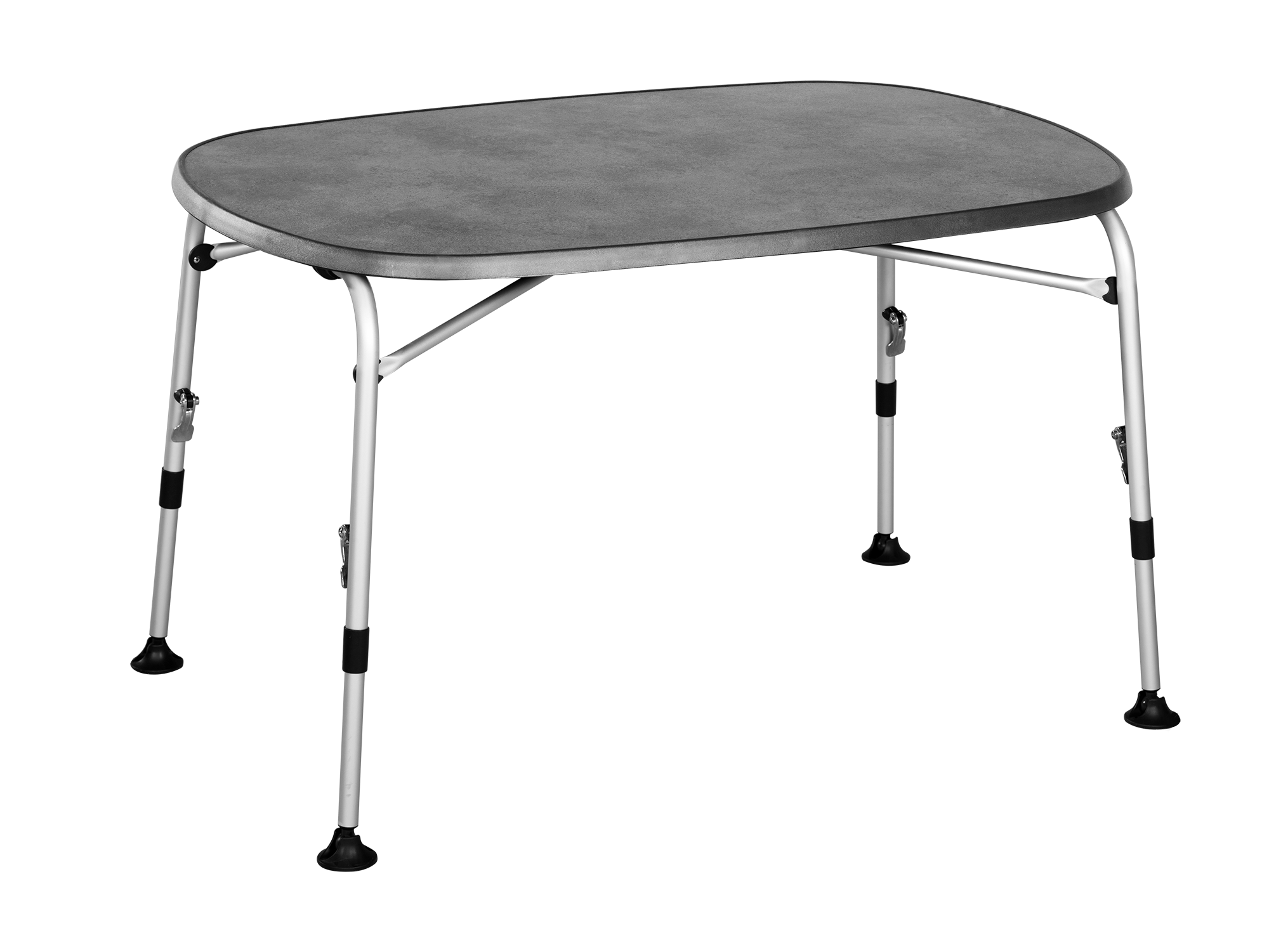 Moderner Klapptisch mit grauer Oberfläche