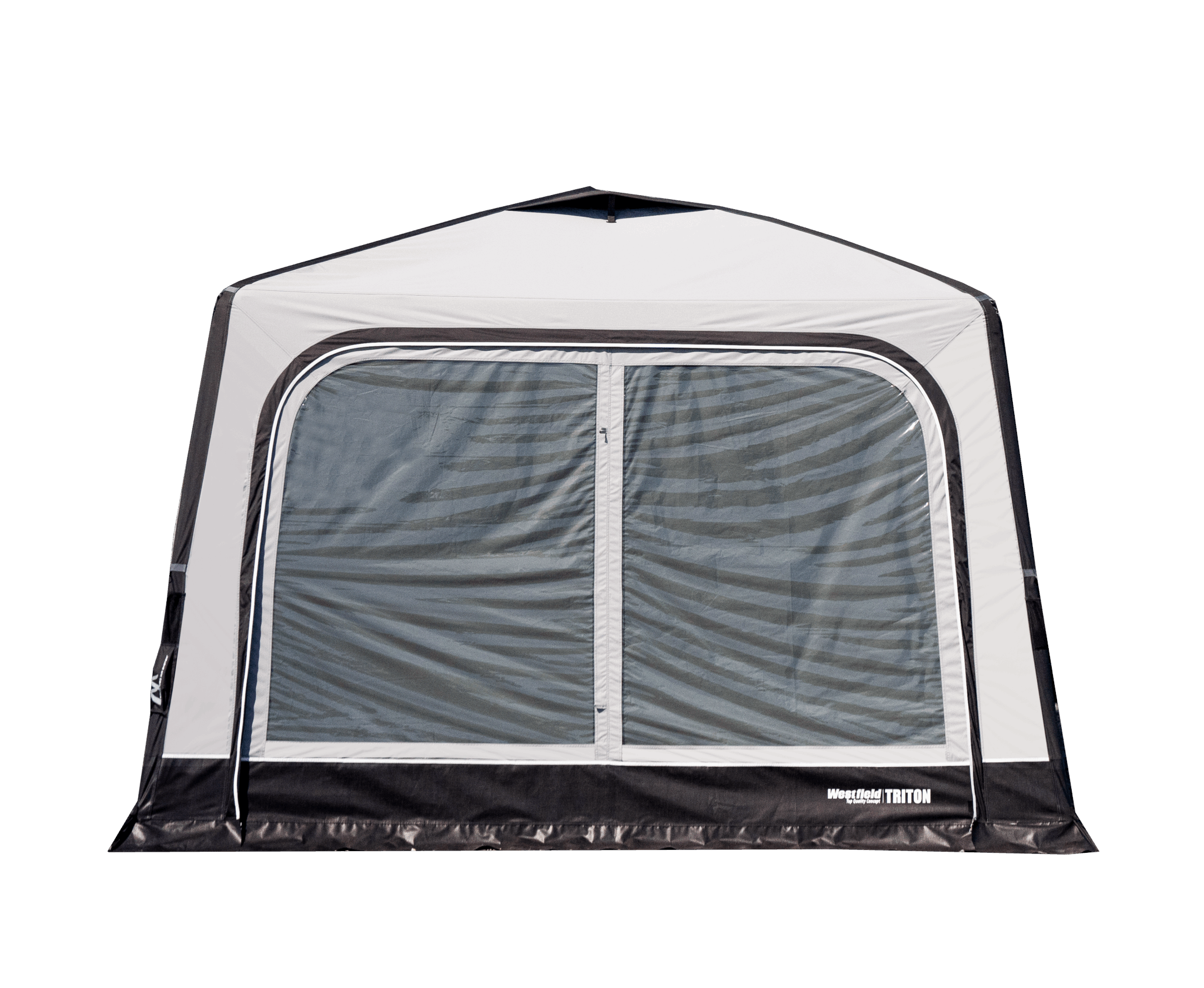 Campingzelt für Outdoor-Abenteuer, Frontansicht.